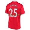 Original Fußballtrikot Manchester United Sancho 25 Heimtrikot 2022-23 Für Herren